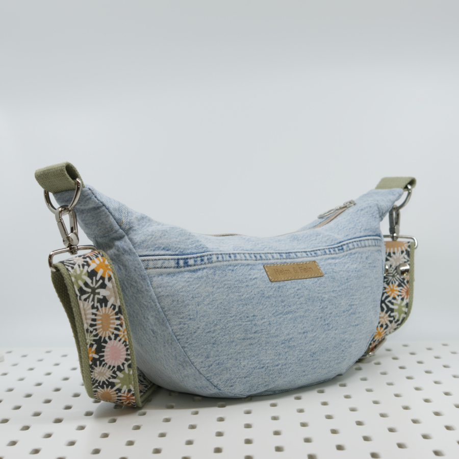 Fertig genähte Heim & Fein Soft Arc Tasche